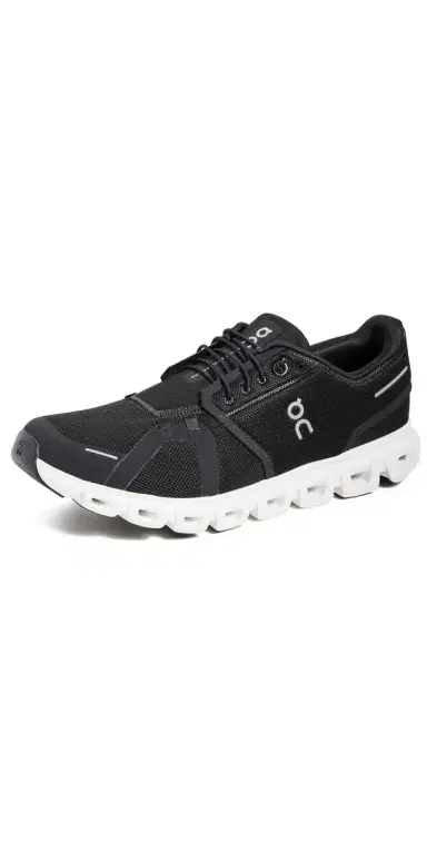 ON Cloud 6 Sneakers Black White 9 | Thumbnail 1 ON Cloud 6 Sneakers Black White 9 | Thumbnail 1