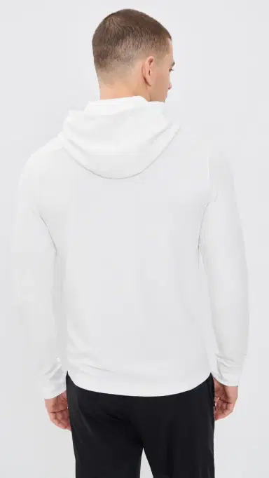 RLX Ralph Lauren Long Sleeve Tech Waffle Knit Hoodie Ceramic White | Thumbnail 3 RLX Ralph Lauren Long Sleeve Tech Waffle Knit Hoodie Ceramic White | Thumbnail 3