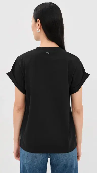 Victoria Beckham Tilly T-Shirt Black | Thumbnail 3 Victoria Beckham Tilly T-Shirt Black | Thumbnail 3