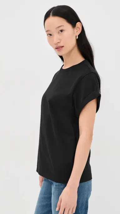 Victoria Beckham Tilly T-Shirt Black | Thumbnail 4 Victoria Beckham Tilly T-Shirt Black | Thumbnail 4