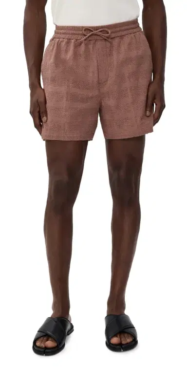 Les Deux Charlie Knit Shorts 5 Cognac Red | Thumbnail 1 Les Deux Charlie Knit Shorts 5 Cognac Red | Thumbnail 1