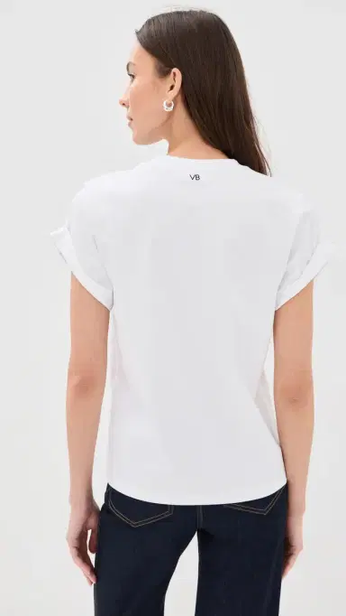 Victoria Beckham Tilly T-Shirt White | Thumbnail 3 Victoria Beckham Tilly T-Shirt White | Thumbnail 3