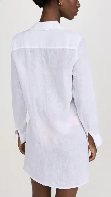 PQ Swim Millie Tie Cover Up White | Thumbnail 3 PQ Swim Millie Tie Cover Up White | Thumbnail 3