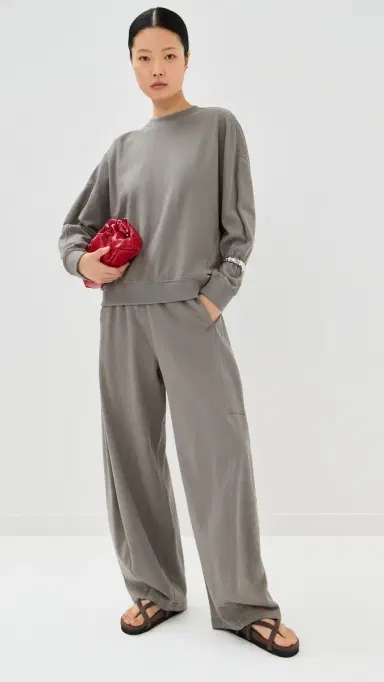 Tibi Lightweight Winslow Pants Dark Stone L | Thumbnail 2 Tibi Lightweight Winslow Pants Dark Stone L | Thumbnail 2
