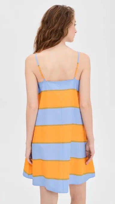 Marimekko Pelit Galleria Dress Blue/Orange 42 | Thumbnail 3 Marimekko Pelit Galleria Dress Blue/Orange 42 | Thumbnail 3