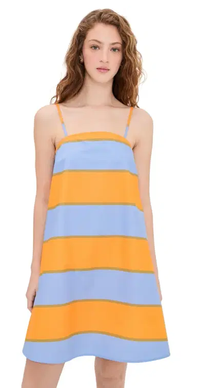 Marimekko Pelit Galleria Dress Blue/Orange 42 | Thumbnail 1 Marimekko Pelit Galleria Dress Blue/Orange 42 | Thumbnail 1