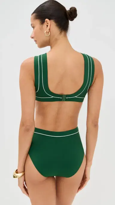 Staud Dolce One Piece Jungle/White L | Thumbnail 3 Staud Dolce One Piece Jungle/White L | Thumbnail 3