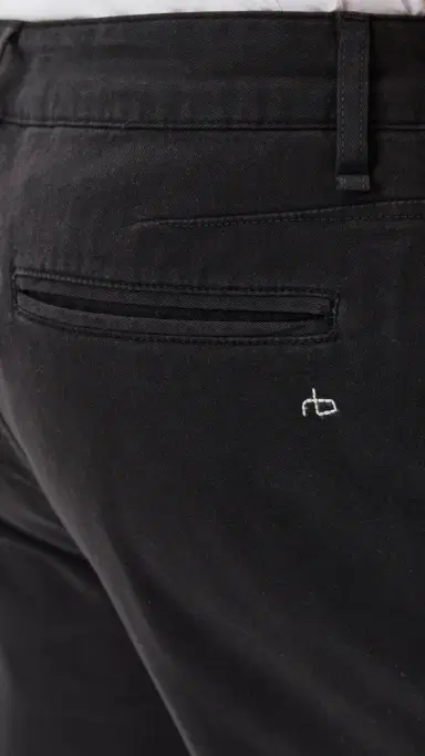 rag & bone Evan Pleated Chino Pants Black | Thumbnail 6 rag & bone Evan Pleated Chino Pants Black | Thumbnail 6