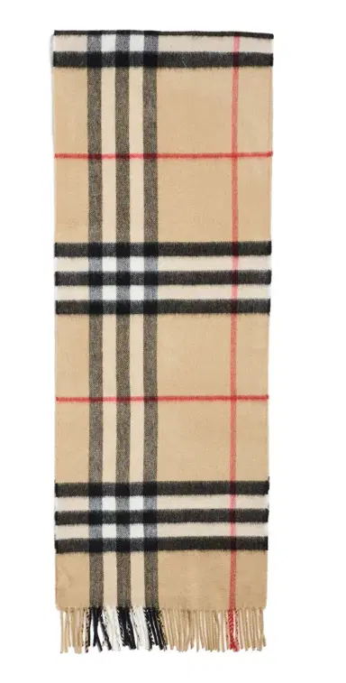 Burberry Giant Check Cashmere Scarf | Thumbnail 1 Burberry Giant Check Cashmere Scarf | Thumbnail 1