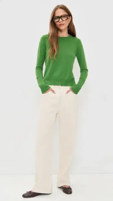 La Ligne Solid Lean Lines Sweater Cactus | Thumbnail 5 La Ligne Solid Lean Lines Sweater Cactus | Thumbnail 5