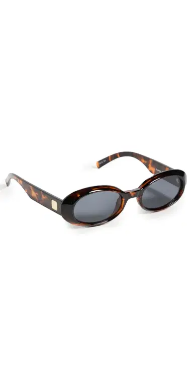 Le Specs Work It! Sunglasses Dark Tort One Size | Thumbnail 1 Le Specs Work It! Sunglasses Dark Tort One Size | Thumbnail 1