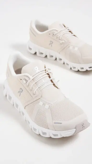 ON Cloud 6 Sneakers Pearl/White 8 | Thumbnail 5 ON Cloud 6 Sneakers Pearl/White 8 | Thumbnail 5