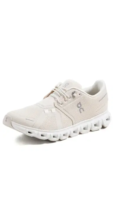 ON Cloud 6 Sneakers Pearl/White 8 | Thumbnail 1 ON Cloud 6 Sneakers Pearl/White 8 | Thumbnail 1