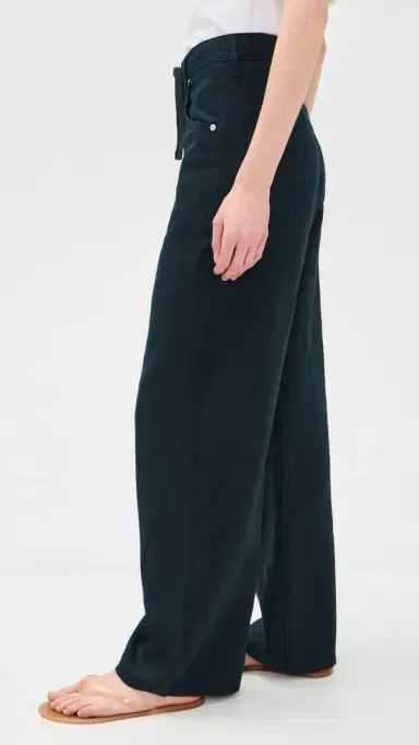 Citizens of Humanity Brynn Drawstring Linen Trousers True Navy | Thumbnail 4 Citizens of Humanity Brynn Drawstring Linen Trousers True Navy | Thumbnail 4