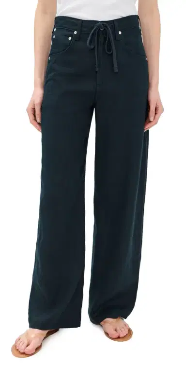 Citizens of Humanity Brynn Drawstring Linen Trousers True Navy | Thumbnail 1 Citizens of Humanity Brynn Drawstring Linen Trousers True Navy | Thumbnail 1