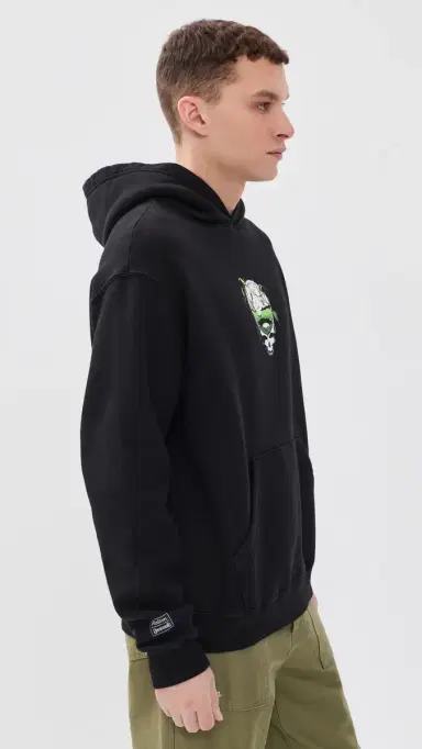 Malbon x Grateful Dead Fesque Hoodie Black | Thumbnail 4 Malbon x Grateful Dead Fesque Hoodie Black | Thumbnail 4