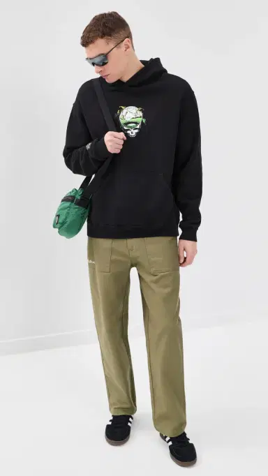 Malbon x Grateful Dead Fesque Hoodie Black | Thumbnail 5 Malbon x Grateful Dead Fesque Hoodie Black | Thumbnail 5