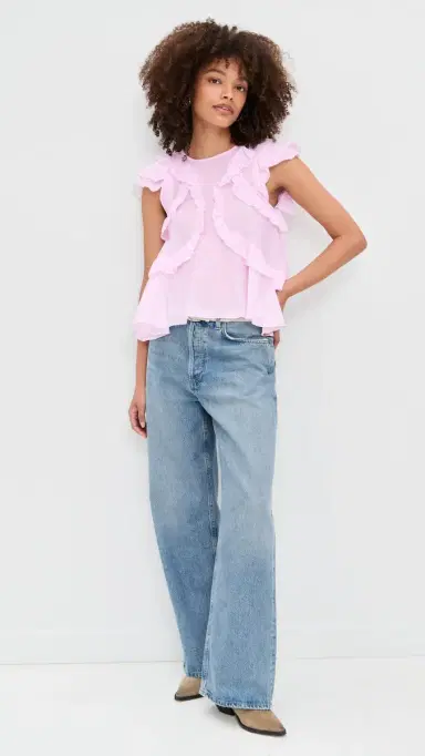 Isabel Marant Étoile Nalou Top Light Pink | Thumbnail 5 Isabel Marant Étoile Nalou Top Light Pink | Thumbnail 5
