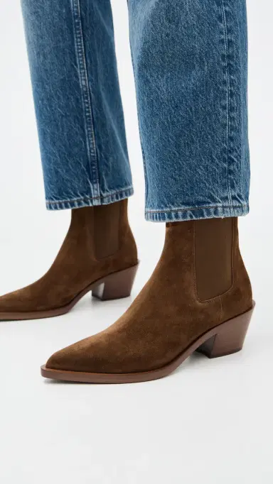 Gianvito Rossi Wylie Camoscio Stivale Booties Texas | Thumbnail 3 Gianvito Rossi Wylie Camoscio Stivale Booties Texas | Thumbnail 3