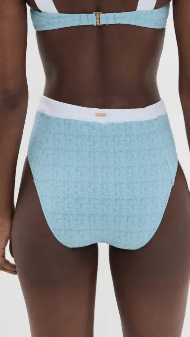 L'AGENCE Vanessa Colorblock Chic High Waisted Bottoms Powder Blue | Thumbnail 3 L'AGENCE Vanessa Colorblock Chic High Waisted Bottoms Powder Blue | Thumbnail 3
