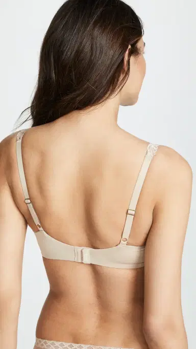 Natori Pure Luxe Custom Coverage Bra Cafe 32B | Thumbnail 3 Natori Pure Luxe Custom Coverage Bra Cafe 32B | Thumbnail 3