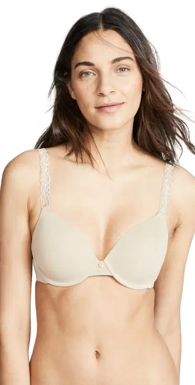 Natori Pure Luxe Custom Coverage Bra Cafe 32B | Thumbnail 1 Natori Pure Luxe Custom Coverage Bra Cafe 32B | Thumbnail 1