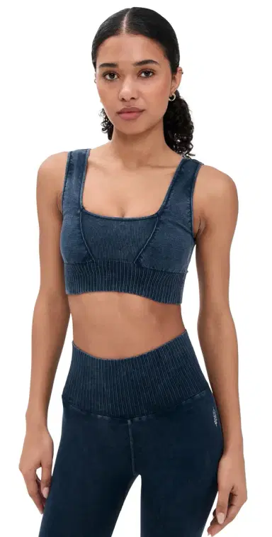 FP Movement Square Neck Good Karma Bra Navy XS/S | Thumbnail 1 FP Movement Square Neck Good Karma Bra Navy XS/S | Thumbnail 1