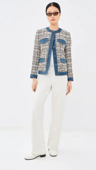 Veronica Beard Ainslie Jacket Navy Multi | Thumbnail 5 Veronica Beard Ainslie Jacket Navy Multi | Thumbnail 5