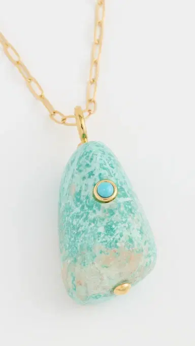 Lizzie Fortunato Darya Turquoise Necklace Blue One Size | Thumbnail 5 Lizzie Fortunato Darya Turquoise Necklace Blue One Size | Thumbnail 5