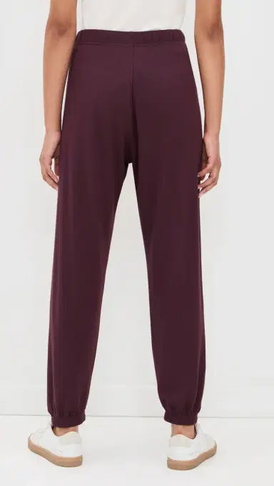 Splits59 Andie Oversized Fleece Sweatpants Dark Cherry L | Thumbnail 3 Splits59 Andie Oversized Fleece Sweatpants Dark Cherry L | Thumbnail 3