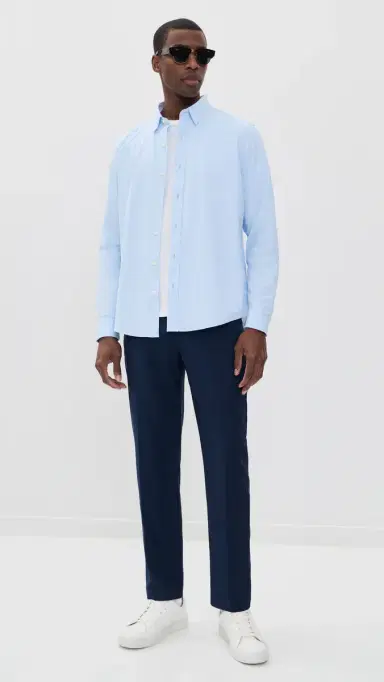 Rhone Commuter Shirt Classic Fit Business Blue | Thumbnail 5 Rhone Commuter Shirt Classic Fit Business Blue | Thumbnail 5