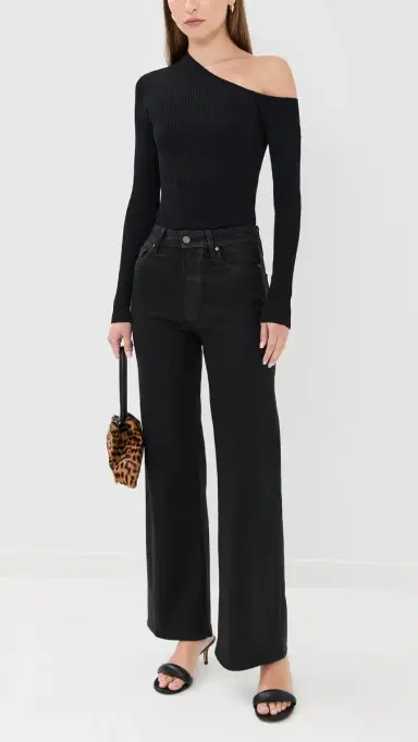 PAIGE Coated Anessa Jeans Black Fog Luxe Coating 34 | Thumbnail 5 PAIGE Coated Anessa Jeans Black Fog Luxe Coating 34 | Thumbnail 5