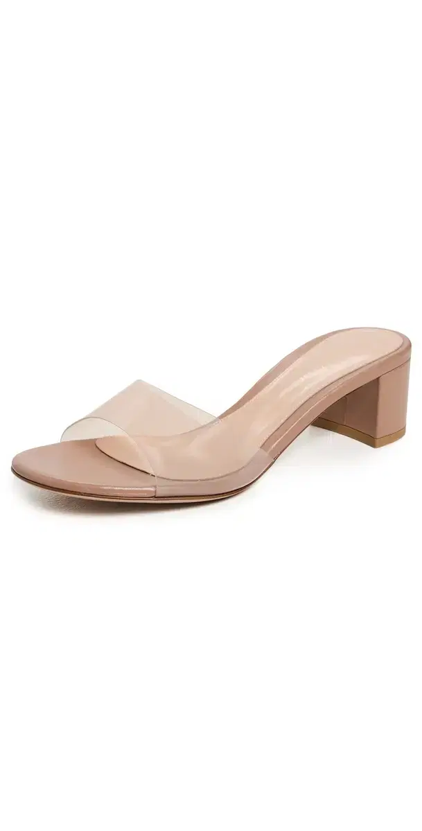 Glass Heeled Sandals Praline Glass Heeled Sandals Praline