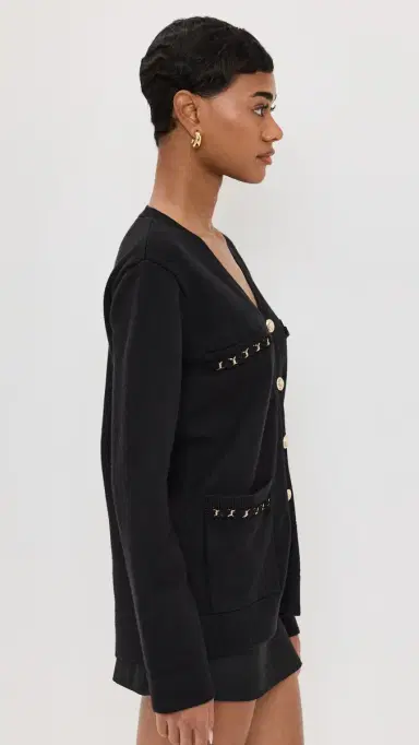 endless rose Chain Oversized Cardigan Black M | Thumbnail 4 endless rose Chain Oversized Cardigan Black M | Thumbnail 4