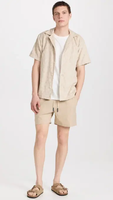 OAS Linen Shorts 5 Beige L | Thumbnail 5 OAS Linen Shorts 5 Beige L | Thumbnail 5