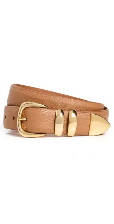 Anderson's Narrow Calf Leather Double Fastener Belt Medium | Thumbnail 1 Anderson's Narrow Calf Leather Double Fastener Belt Medium | Thumbnail 1