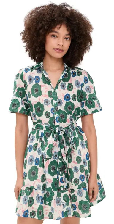 Birds of Paradis Martinique Greenhouse Bloom Dress Greenhouse Bloom | Thumbnail 1 Birds of Paradis Martinique Greenhouse Bloom Dress Greenhouse Bloom | Thumbnail 1