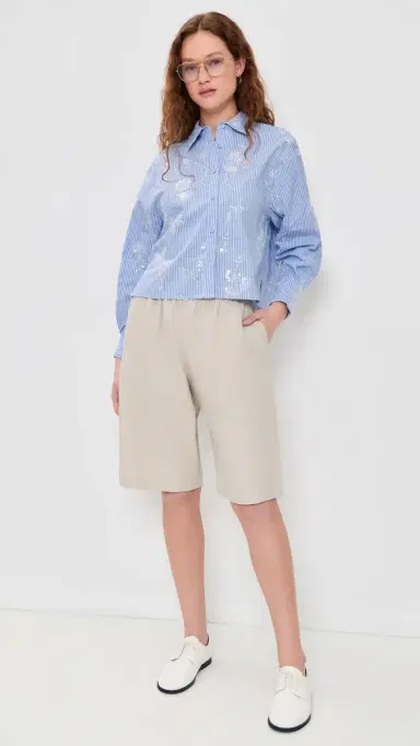 Hunter Bell Hudson Collared Shirt Sullivan Stripe | Thumbnail 5 Hunter Bell Hudson Collared Shirt Sullivan Stripe | Thumbnail 5