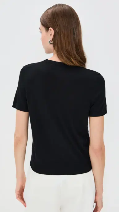 Theory Basic Tee Black M | Thumbnail 3 Theory Basic Tee Black M | Thumbnail 3