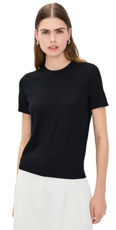 Theory Basic Tee Black M | Thumbnail 1 Theory Basic Tee Black M | Thumbnail 1