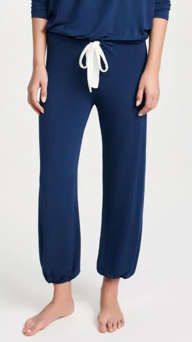 Eberjey Gisele The Slouchy Pajama Set Navy/ | Thumbnail 5 Eberjey Gisele The Slouchy Pajama Set Navy/ | Thumbnail 5