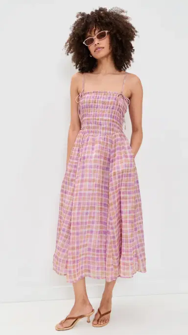 ASTR the Label Lahela Dress Pink Plaid | Thumbnail 5 ASTR the Label Lahela Dress Pink Plaid | Thumbnail 5