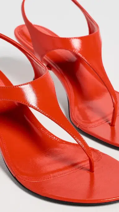 Proenza Schouler Tee Thong Sandals Coral | Thumbnail 5 Proenza Schouler Tee Thong Sandals Coral | Thumbnail 5