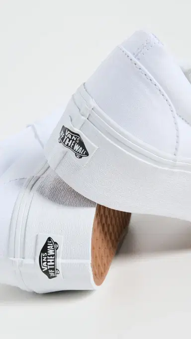 Vans Ua Classic Slip-On Stackform Sneakers Canvas True White | Thumbnail 4 Vans Ua Classic Slip-On Stackform Sneakers Canvas True White | Thumbnail 4