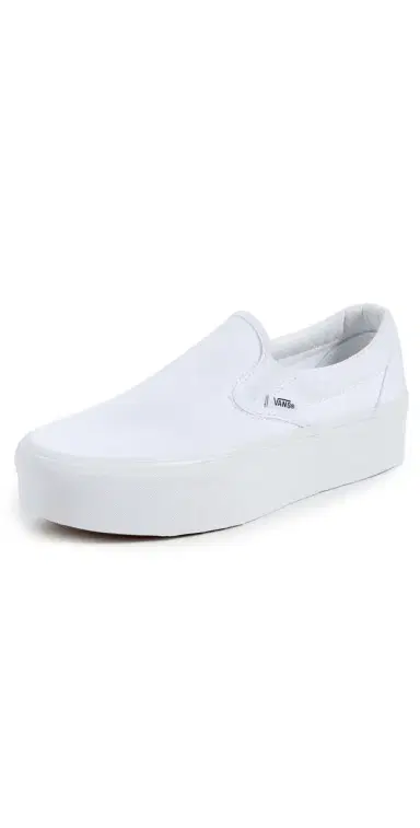 Vans Ua Classic Slip-On Stackform Sneakers Canvas True White | Thumbnail 1 Vans Ua Classic Slip-On Stackform Sneakers Canvas True White | Thumbnail 1