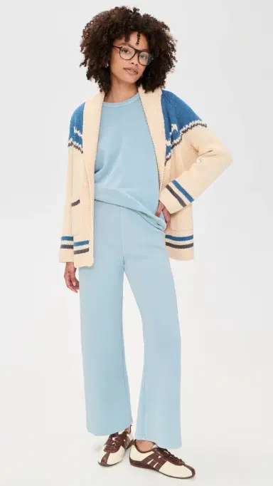 The Great. THE GREAT. The Lap Sweatpants Whisper Blue 0 | Thumbnail 2 The Great. THE GREAT. The Lap Sweatpants Whisper Blue 0 | Thumbnail 2