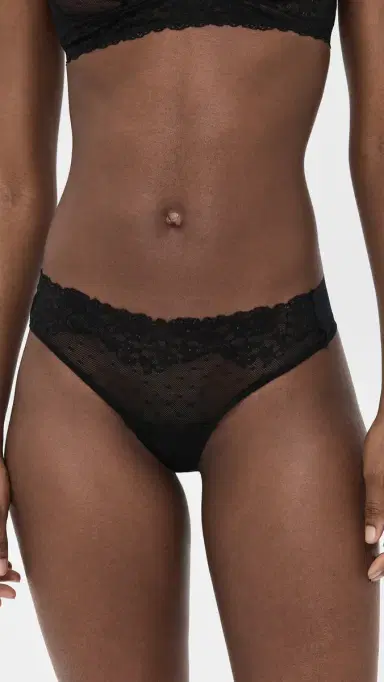 Commando Double Take Lace Thong Black L/XL | Thumbnail 2 Commando Double Take Lace Thong Black L/XL | Thumbnail 2
