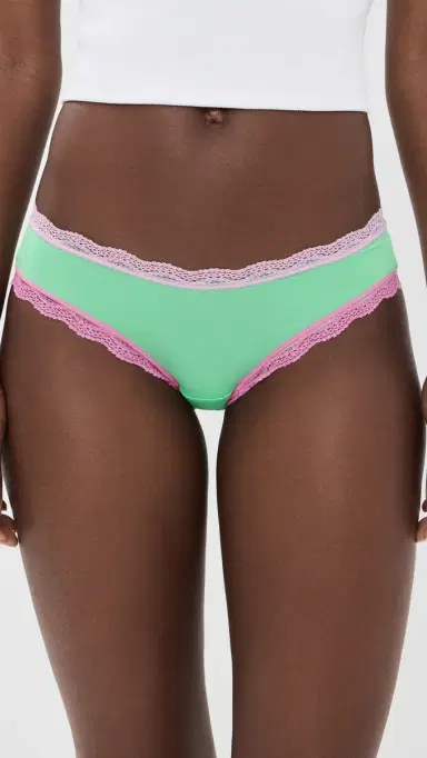 Stripe & Stare Original Knickers 4 Pack Candy Floss Contrast | Thumbnail 3 Stripe & Stare Original Knickers 4 Pack Candy Floss Contrast | Thumbnail 3