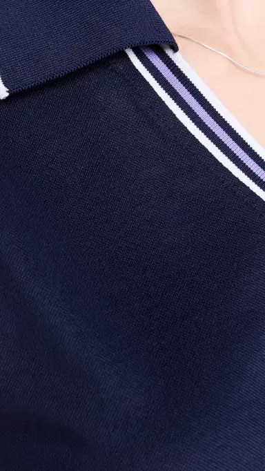 RLX Ralph Lauren Sleeveless Tour Pique Cricket Polo Refined Navy XS | Thumbnail 6 RLX Ralph Lauren Sleeveless Tour Pique Cricket Polo Refined Navy XS | Thumbnail 6