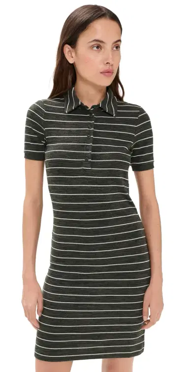 rag & bone The Knit Stripe Polo Mini Dress armmt | Thumbnail 1 rag & bone The Knit Stripe Polo Mini Dress armmt | Thumbnail 1